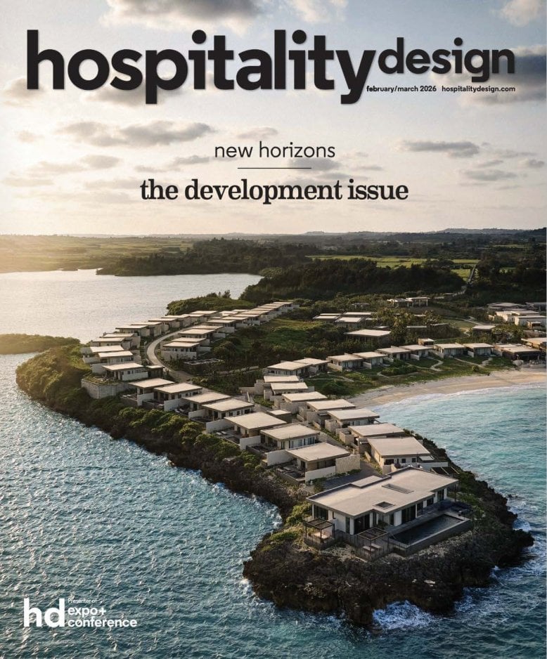 Hospitality Design Cover, Feb March 2026