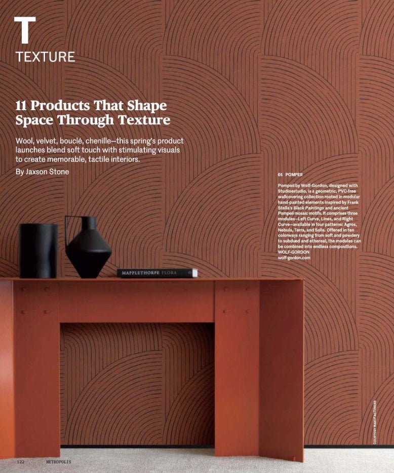 Textured Wallcovering Feature Intro