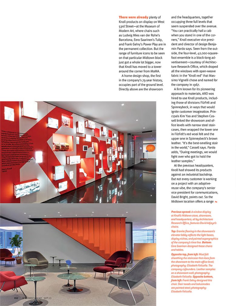 Interior Design, Sep 2013
