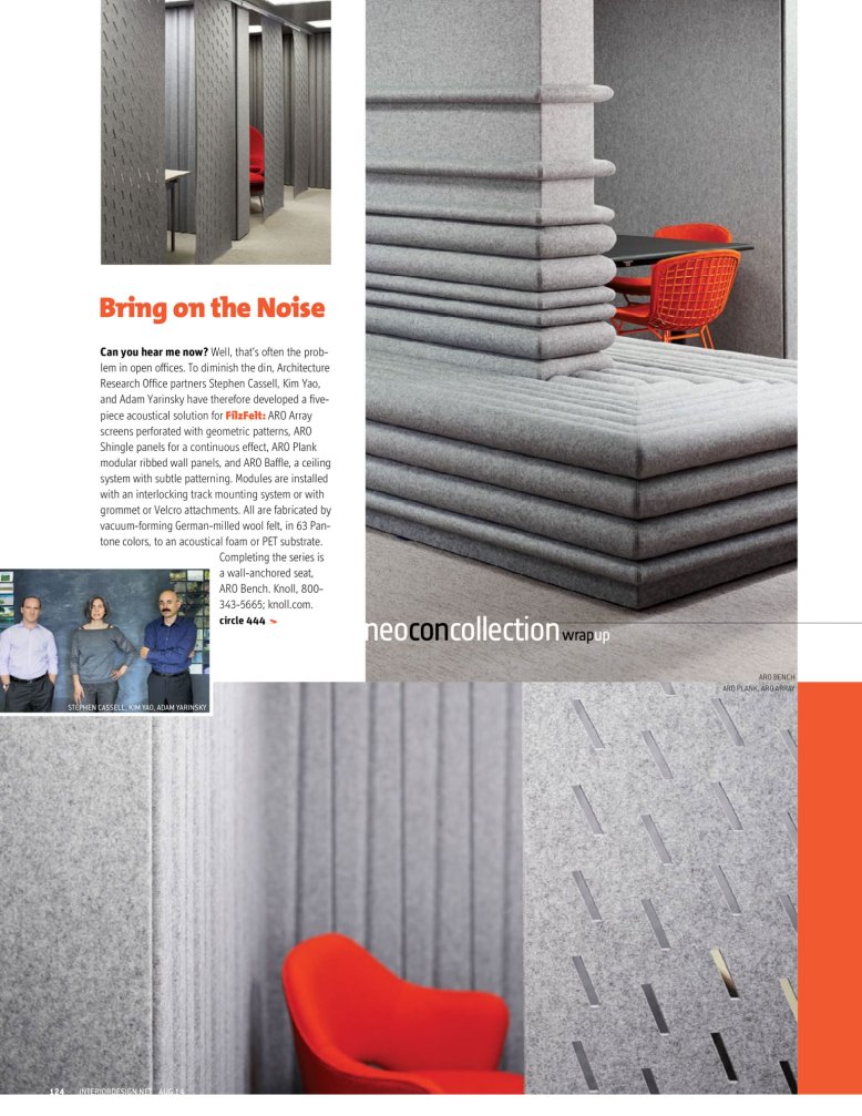 Interior Design, Aug 2014