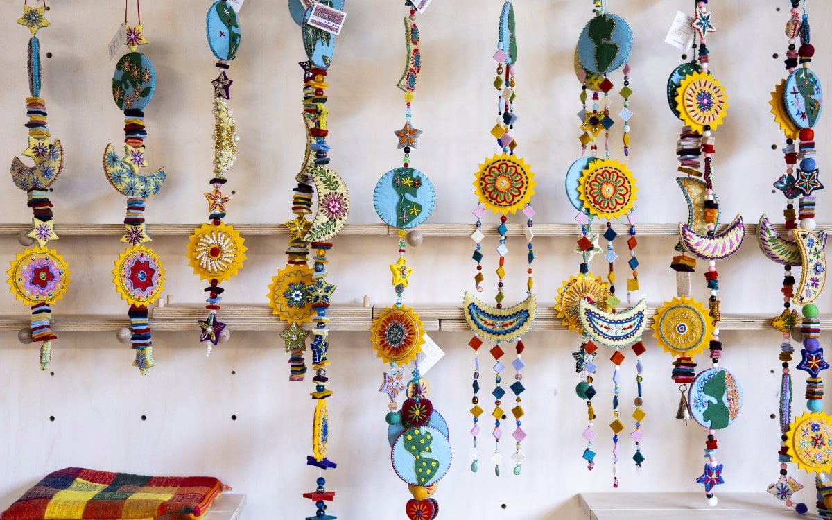 Felt wall hangings and crafts