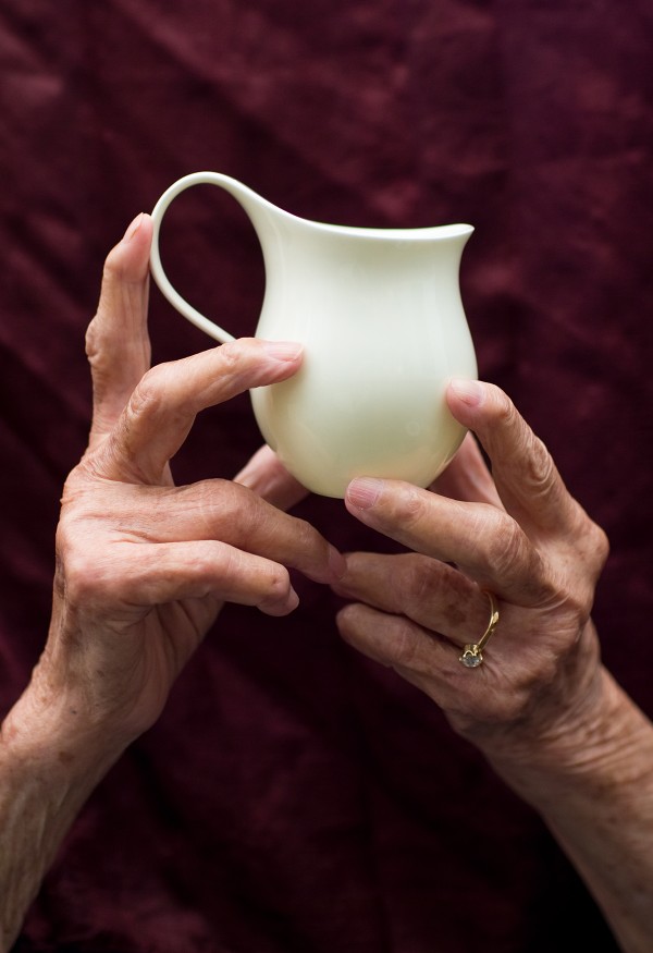 Eva holding Ceramics