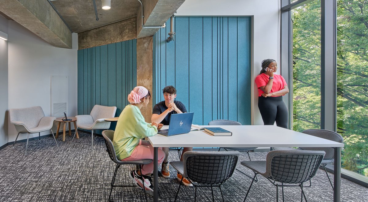 Rille panels at Stouffer Hall