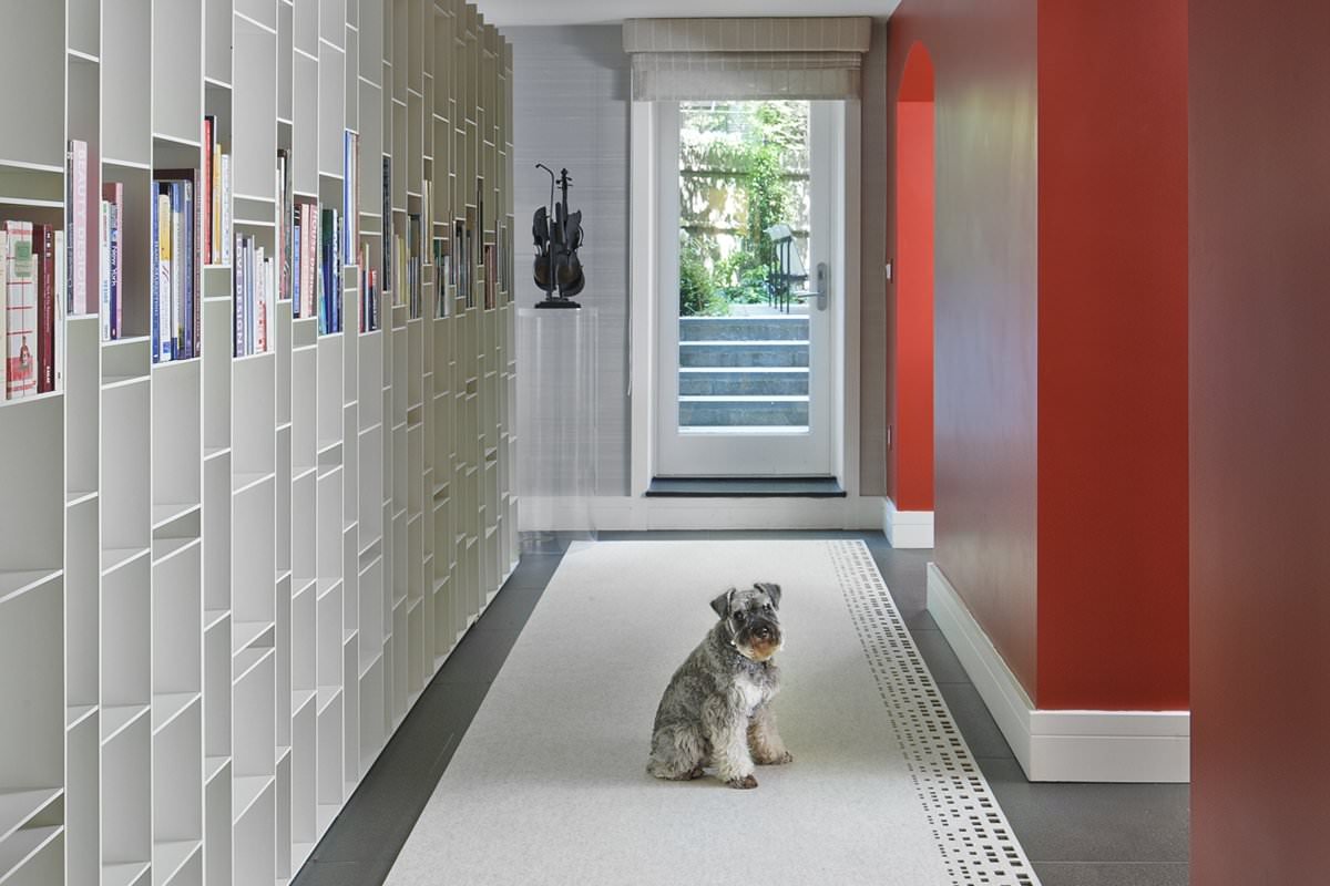 Union Park Townhouse Hallway with dog