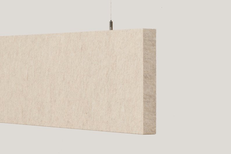 AK 10 Baffle in 06-Travertine substrate detail