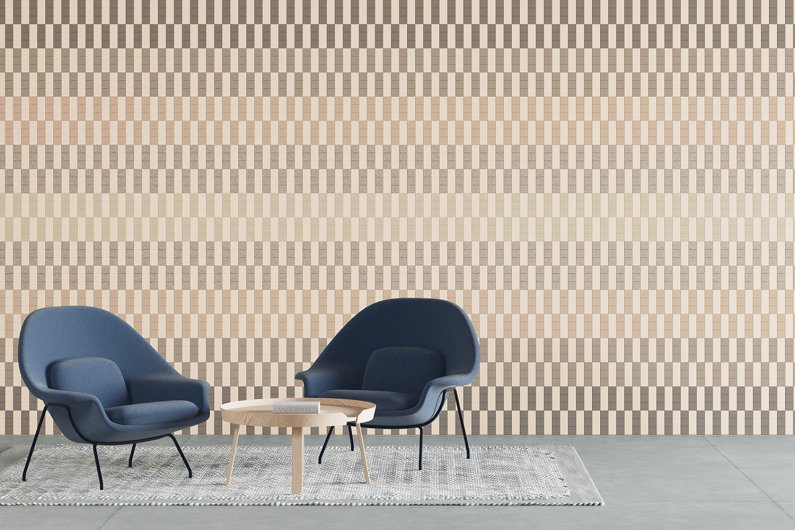 Checker Acoustic Wallcovering