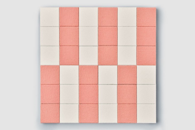 Checker Acoustic Wallcovering Tile Detail