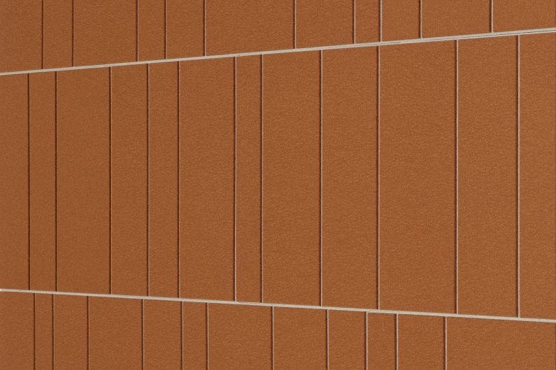 Facade in Kupfer
