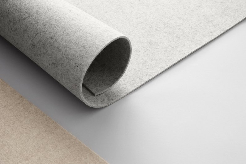 Off White - 3mm thick felt sheet