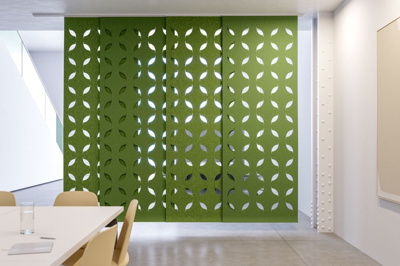 Design 503 Hanging Panel in office