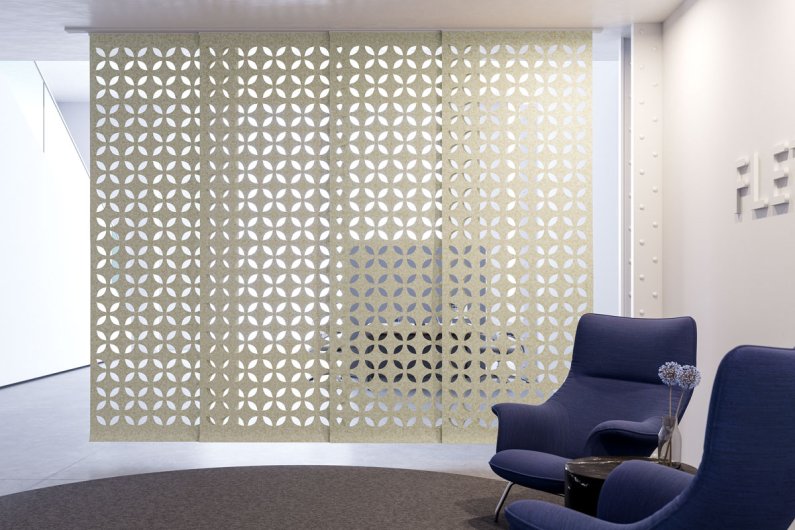 Design 505 Hanging Panel in office